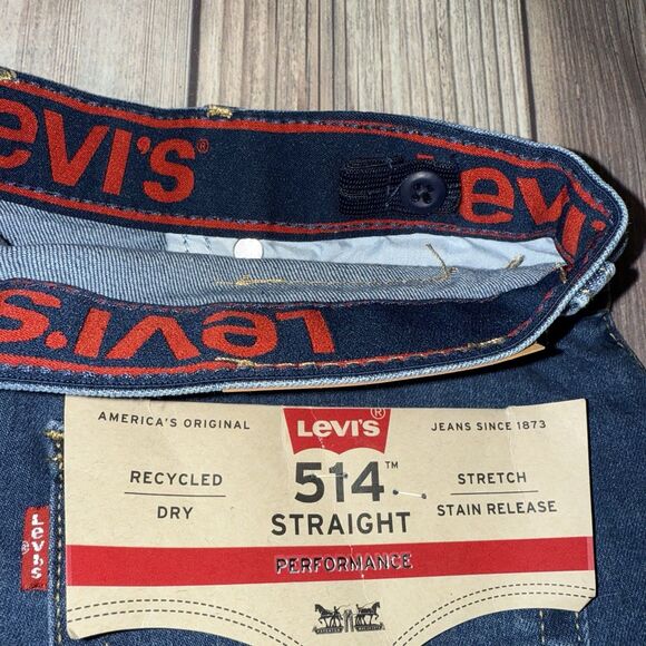 Levi’s 514 Straight Boys Size 16 Regular 28x30 Jeans- New With Tags - Picture 9 of 11